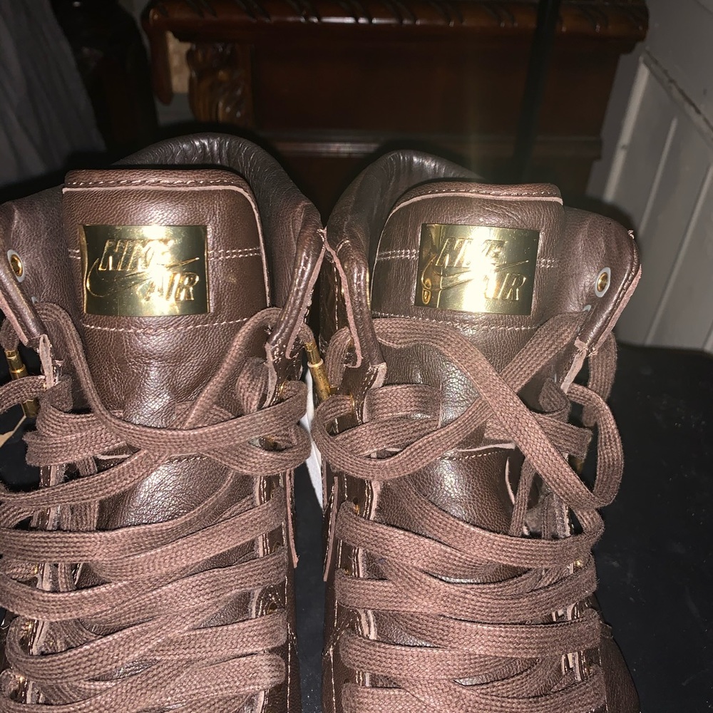 NIKE AIR JORDAN 1 PINNACLE BBQ BROWN-METALLIC GOLD